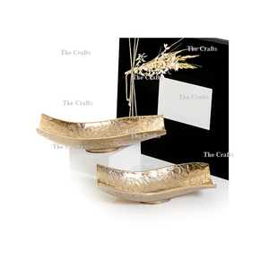 Saladiers en aluminium couleur or, taille et forme personnalisées, bols à chocolat pour l'utilisation de la vaisselle de restaurant - Product Image 1