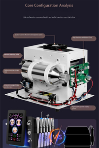 Enlèvement indolore de rides de levage de peau de visage blanchissant la machine portative de beauté de nettoyage en profondeur de peau - Product Image 5