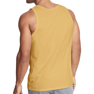 Camiseta sin mangas de mezcla de algodón para hombre, ropa informal diaria, rendimiento deportivo, chaleco de entrenamiento de gimnasio, camiseta sin mangas ligera de playa para hombre - Product Image 3