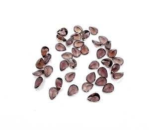 100% Naturel Scapolite Brun Coupe Poire Pierre Précieuse Non Montée 10 Pièces Véritable Facetté Enceré/Huileé Certifié par un tiers pour la Fabrication de Bijoux - Product Image 2