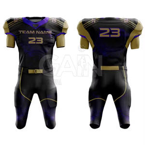 ชุดอเมริกันฟุตบอลแบบใหม่ ราคาสมเหตุสมผล คุณภาพดีเยี่ยม ระบายอากาศได้ดี แขนสั้น แห้งเร็ว ผลิตจากโรงงาน - Product Image 1