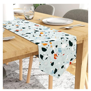 Ultimo stile decorativo di <span class=keywords><strong>cotone</strong></span> tavolo da pranzo Runner ricamo personalizzato tessuto da tavolo Jacquard Hotel <span class=keywords><strong>cucina</strong></span> tessuto Boho Runner - Product Image 6