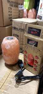 Lampe à sel himayen 3-5Kg, lampe de purification d'air naturelle, lampe de thérapie aromatique, avec base en bois neem, nouveau diffuseur d'arôme - Product Image 2