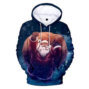 Sudadera con capucha Unisex de alta calidad personalizada para hombre, estampado por sublimación 3D, tela de lana de poliéster bordada francesa Terry de invierno - Product Image 2