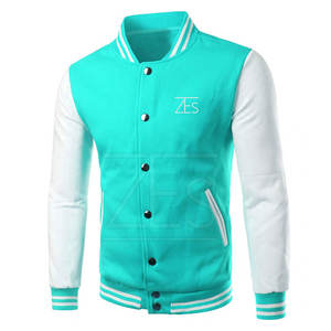 Veste d'hiver légère de haute qualité pour homme, style Letterman, pour usage extérieur, col montant, coupe-vent, respirante, en coton, vente en gros - Product Image 1