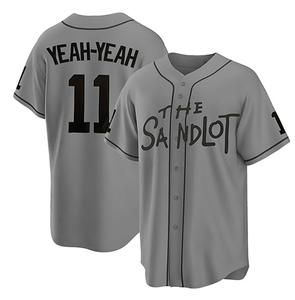 เสื้อเบสบอลสำหรับผู้ชาย เสื้อเชิ้ตติดกระดุมลำลอง แขนสั้น ชุดกีฬาทีม - Product Image 3