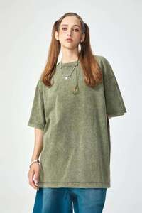 เสื้อยืดลำลองผ้าฝ้ายออร์แกนิคลาย100% สำหรับผู้ชายระบายอากาศน้ำหนักเบาพิมพ์ลายซิลค์สกรีนคุณภาพสูง - Product Image 5