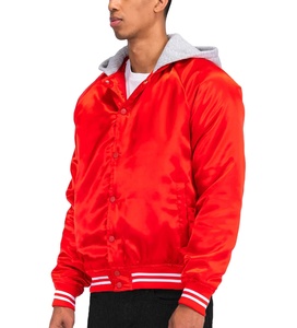 เสื้อแจ็กเก็ตเบสบอลผ้าซาตินสำหรับผู้ชายเสื้อแจ็กเก็ตแบบมีฮู้ดสำหรับใส่ไปมหาวิทยาลัยมหาวิทยาลัยระบายอากาศได้ดีเสื้อแจ็คเก็ตบอมเบอร์ขนแกะมีฮู้ดสำหรับฤดูหนาว - Product Image 5