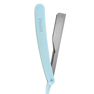 Navaja de Afeitar Plegable de Acero Inoxidable para Cejas, Barba y Cabello, Herramienta de Barbería para Hombres, Marca Pissco Pakistán - Product Image 2