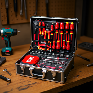 Carretilla Eléctrica Usag con Juego de Herramientas de 142 Piezas - Product Image 3