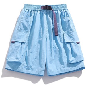<b>Men</b> <b>Shorts</b> Casual Summer Fashion Oversized Loose Fit Streetwear Style <b>Lightweight</b> Breathable Cotton Custom Logo <b>Shorts</b> - Product Image 4