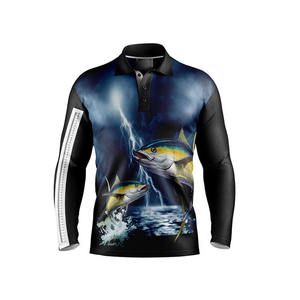 เสื้อโปโลตกปลาทันสมัยสไตล์แห้งเร็วเป็นตัวเลือกที่ดีสำหรับการตกปลาในฤดูร้อนและชุดตกปลา - Product Image 2