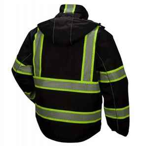 Offre Spéciale haute visibilité imperméable lumière réversible travail Construction vêtements de sécurité personnalisés veste réfléchissante hiver pour les femmes - Product Image 3