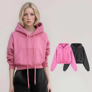 Automne et hiver femmes pull à capuche en soie Logo personnalisé multicolore pull en coton décontracté col à capuche - Product Image 2