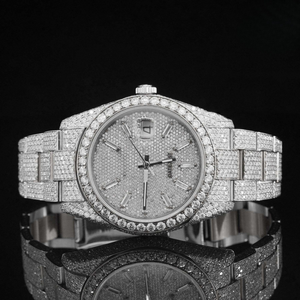 Lujo Iced Out Moissanite reloj para hombres automático impermeable personalizado Hip Hop diamante reloj al por mayor proveedor - Product Image 3