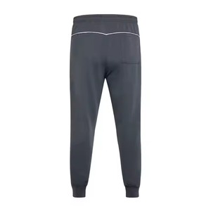 Conjunto de pantalones de chándal acampanados con capucha y bordado desgastado personalizado de 2 piezas para hombre, pantalones para correr de invierno con patrón sólido, chándales - Product Image 5