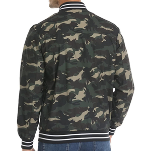 Veste universitaire personnalisée pour homme à col montant, idéale pour l'automne et l'hiver, imprimée sur demande, en laine coupe-vent respirante, polyester/coton - Product Image 4