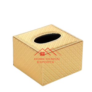 Nouveau design de porte-serviettes de table pour hôtel de luxe restaurant boîte à mouchoirs en métal argenté personnalisé - Product Image 4