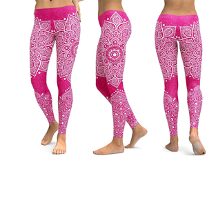 2024 personnalisé taille haute femmes Leggings de sport bonne qualité Gym Fitness ventre contrôle collants élastique vêtements de sport Leggings - Product Image 5