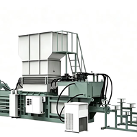 Équipement de recyclage industriel, compacteur automatique de bouteilles en plastique, machine à balles pour déchets
