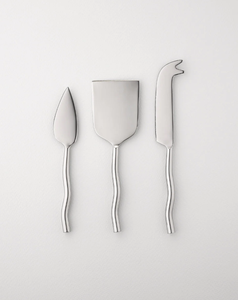 Modern Style Handmade Metal Twig Design Handle Silver <b>Cheese</b> <b>Set</b> Dinner Silverware Table Decoration - Product Image 5