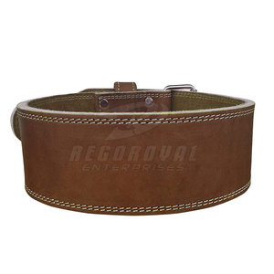 Cinturón de elevación de apoyo para atletas y levantadores Logotipo personalizado Cinturón de gimnasio de una sola punta Cinturón resistente - Product Image 2
