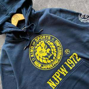Sudadera con capucha con bordado personalizado al por mayor para hombre sudaderas con capucha de alta calidad NJPW 1972 - Product Image 2