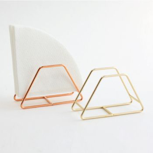 Attractive Design Napkin Holder Dinning Decorative Tissue Stand High Quality Metal Tissue Stand With Wooden Base <b>Cheapest</b> Price - Product Image 4