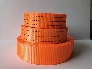 YJC手動ポリエステルウェビングスリングエンドレスリフティングベルト大型カーゴコントロールストラップ1-4インチ500-8000Lbsテンション - Product Image 4