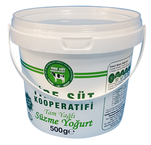 500ml Vòng cấp thực phẩm Xô Nhựa với xử lý thân thiện với môi tùy chỉnh mang nhãn hiệu in im - Product Image 1