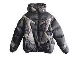 New Fashion High Quality Men's Regular Canvas Puffer Jacket Custom Stand Hood Winter <b>Coat</b> <b>Zipper</b> Closure Front High Street - Product Image 5