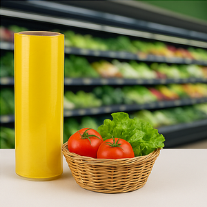 Emballage alimentaire PVC Film étirable de qualité alimentaire 10mic 1500m Jumbo Roll - Product Image 6