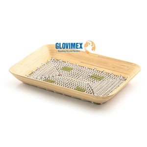 ชุดถาดเก็บของไม้ไผ่เป็นมิตรต่อสิ่งแวดล้อมสีธรรมชาติสไตล์โบฮีเมียนแบบมินิมอล - Product Image 1