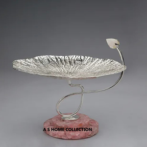 Silver <b>Cooler</b> Bowl Handcrafted Cast Aluminum Serving Bowls Home Decoration Accessories <b>Table</b> Decorative Object - Product Image 3