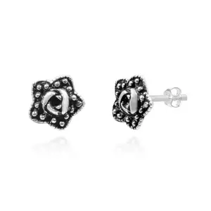 Avarta Jewellery Boucle d'oreille oxodisée unisexe en argent sterling 925 Allure Orner Your Self With 925 Sterling Silver