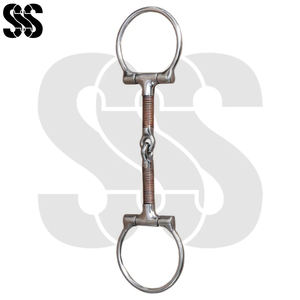 Premium Equestrian Mouth Snaffle Bits Stainless Steel Gentle Control <b>Stable</b> Side Support Customized Colors for Durable Riding - Product Image 2