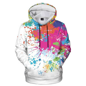 Sweat à capuche pour homme en polyester/coton, poids lourd, à sublimation, manches longues, style streetwear, personnalisable, prix de gros bon marché - Product Image 2