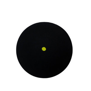 Balle de squash en caoutchouc durable de 39 mm à point jaune unique, faible rebond, vitesse lente, niveau avancé, pour entraînement, commande en gros - Product Image 1