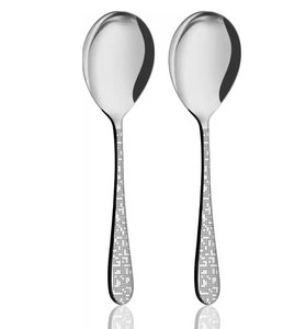 Cuillères à dessert royales en acier inoxydable 12 pièces et couverts de table de mariage nouvelle arrivée ensembles de couverts à des prix bon marché - Product Image 6