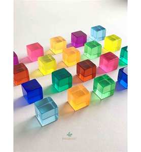 2025 precio de fábrica vibrante acrílico Color bloque decoración moderna exhibición artística para el hogar y la Oficina estilo - Product Image 5