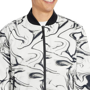 Venta al por mayor Chaqueta de diseñador chaquetas de los hombres Casual impermeable en blanco ligero cortavientos chaqueta de bombardero para los hombres - Product Image 5