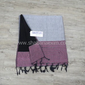 ผ้าขนหนูเทอร์รี่ Fouta ทำมือส่วนบุคคลผ้าฝ้ายแท้ผ้าขนหนูชายหาดตุรกีสำหรับผู้ใหญ่จากผู้จำหน่ายอินเดีย - Product Image 3
