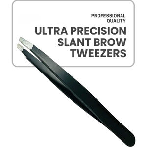 Pinzas para cejas de acero inoxidable, construcción duradera, calidad duradera, pinzas de belleza adecuadas para las rutinas de cuidado personal. - Product Image 2