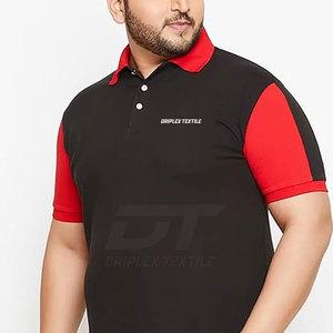 Dernier modèle de polos grande taille pour hommes Qualité supérieure Polos grande taille fabriqués par le fabricant pakistanais - Product Image 3