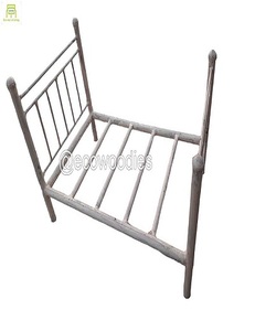 Elegante cuna de cama de bebé de Metal Simple accesorios de fotografía recién nacido movibles para fotos de dormitorio moderno y rústico - Product Image 3