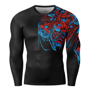 Vente en gros Jiu Jitsu Rash Guard personnalisé à manches courtes MMA Jiu Jitsu Kimono de Jiu Jitsu Compression Boxe Rash Guard pour hommes - Product Image 4