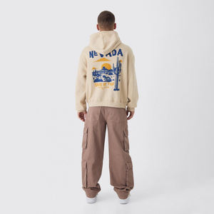 Sudadera con capucha personalizada para hombre, sudadera de algodón de gran tamaño de alta calidad, Sudadera con capucha, ropa de calle de moda para hombre - Product Image 5