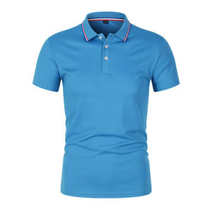 OEM POLO personnalisé en fil peigné haute densité polyester-coton piqué polos d'entreprise sans emballage individuel - Product Image 3