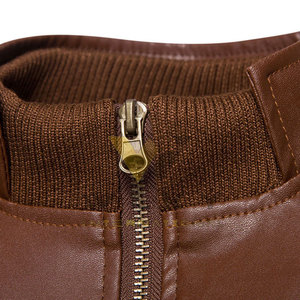 Chaqueta de Cuero Clásica para Hombre, Diseñada para la Moda, Material Duradero que Brinda Calidez y Comodidad, Ideal para Uso Diario - Product Image 3