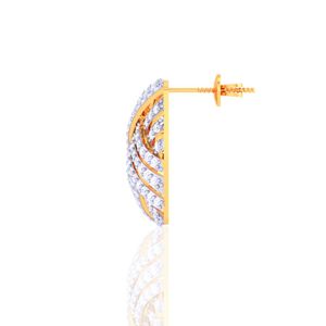 Ishi Diamonds Exquisito oro de 18 quilates Pendientes de diamantes cultivados en laboratorio de 1,49 quilates - Product Image 1